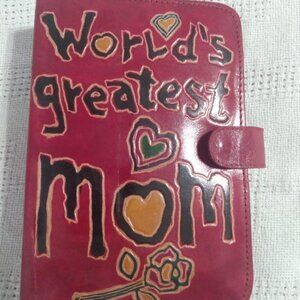 NEW-Leather organizer for Mom